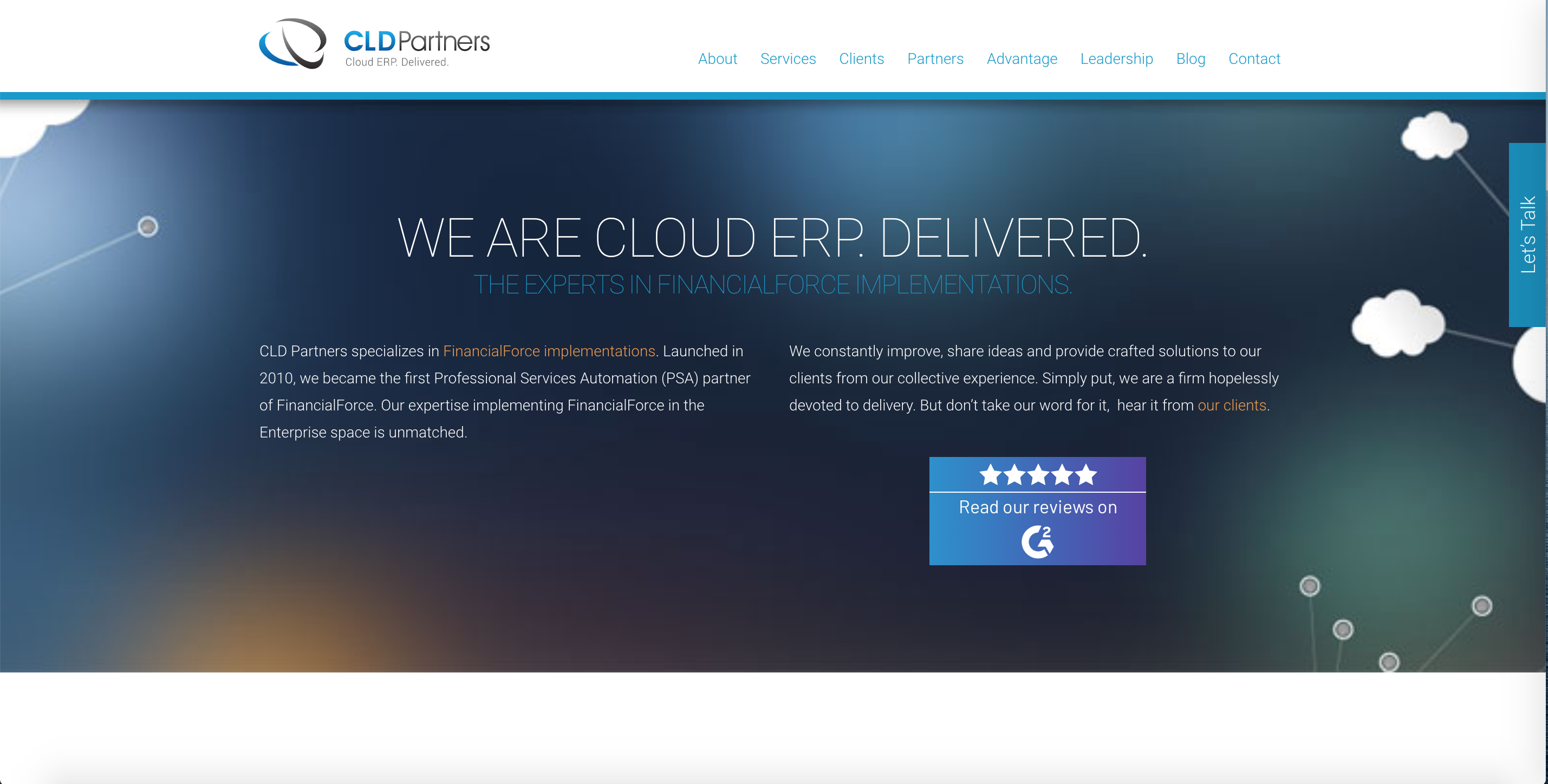 CLD Partners website before hiring us as a Cincinnati Web Design agency