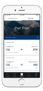 Delta Private Jets App Screenshot